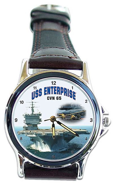 USS Enterprise CVN-65 Wrist Watch